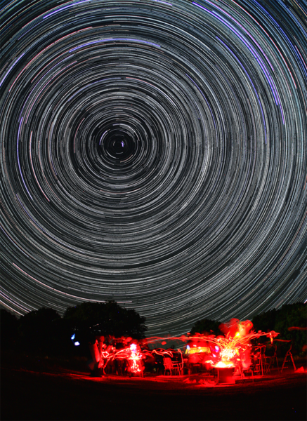 Αστροπαρατηρώντας - Startrails Πηλίδα 06-07 Σεπ 2010