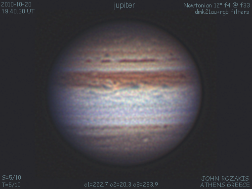 Jupiter  20 October