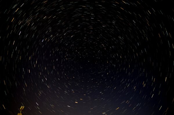 Startrails. Πρώτο φως με την Pentax K-x