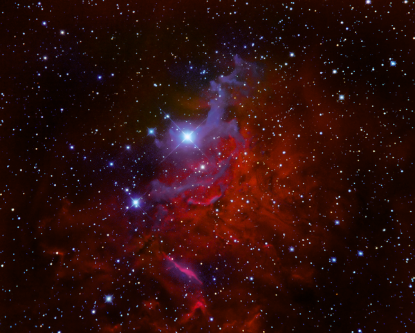 Ic 405(THE FLAMING STAR)