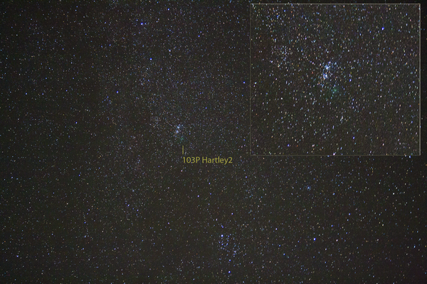 Double Cluster & 103p Hartley2