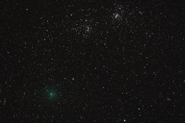 Double Cluster - Comet Hartley
