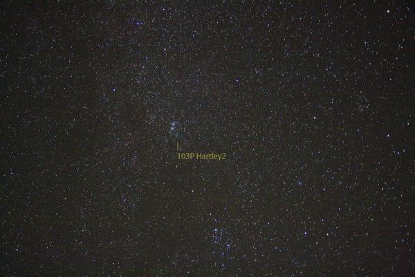 Double Cluster & 103p Hartley2