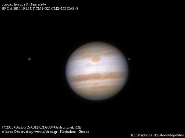 Περισσότερες πληροφορίες για το "Jupiter, Europa & Ganymede"