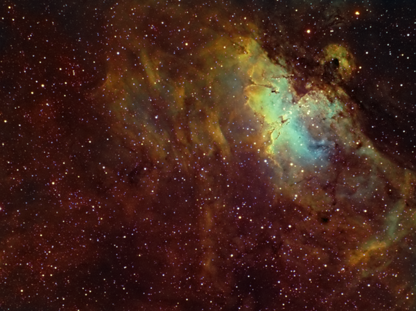 Περισσότερες πληροφορίες για το "M16 Eagle Nebula (narrowband)"