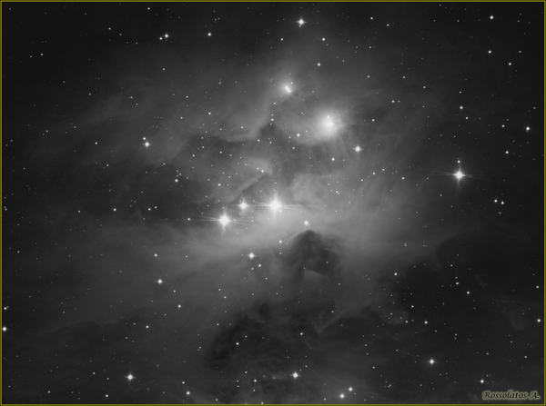 Running Man Nebula - NGC1977 (mono)