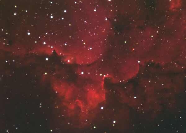 The Wizard Nebula   (Ha-Sii-Oiii) Palette