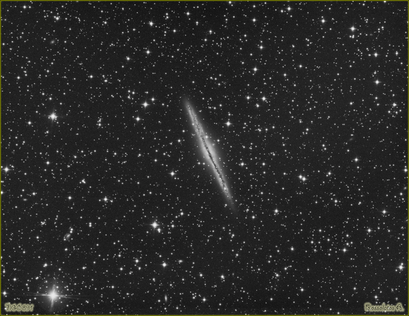 Γαλαξίας NGC891 (mono)