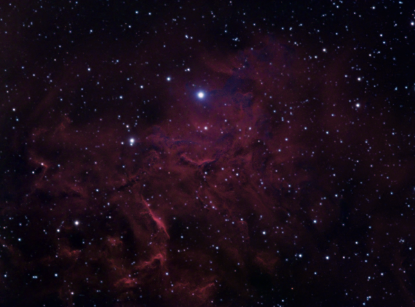 Ic 405 - Flaming Star Nebula In (har)gb
