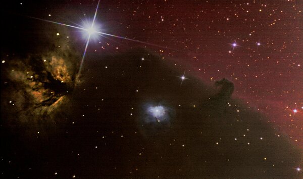 Ngc 2024 + Horsehead Nebula (new Edition)