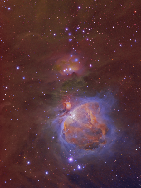 M42 - The Great Orion Nebula (hubble Palette)