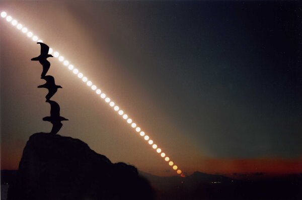 Πολλαπλό Ηλιοβασήλεμα στην Δυτική Ρόδο, Φώτο: Στέργος Μανώλακας