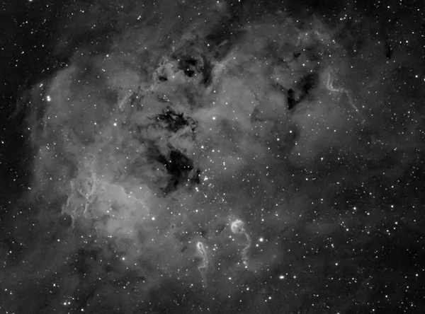 Ic 410 - Tadpoles Nebula & Ngc 1893 Star Cluster In Ha