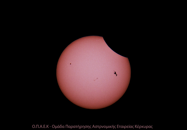 Μερική Εκλειψη Ηλίου - 04 Ιαν. 2011 - Γλάρος