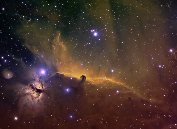 Περισσότερες πληροφορίες για το "Ic 434 - The Horse Head Nebula (hubble Palette)"