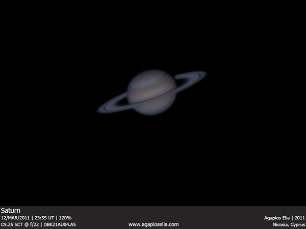 Saturn March 12, 2011