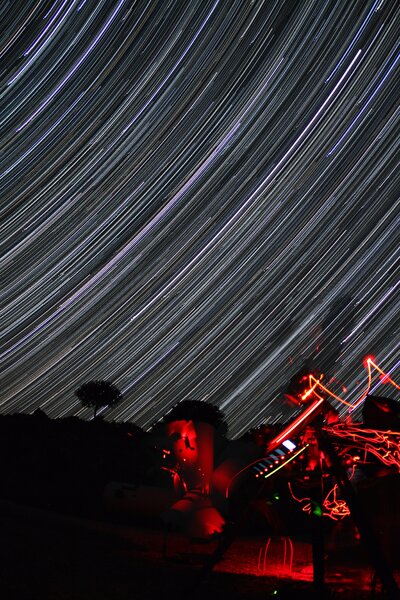 Pantokrator Startrails - 08 March 2011