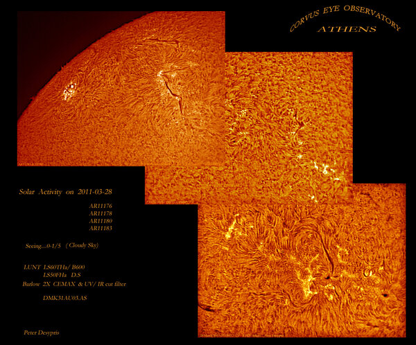 Εικόνες του Άστρου μας ....28-03-2011