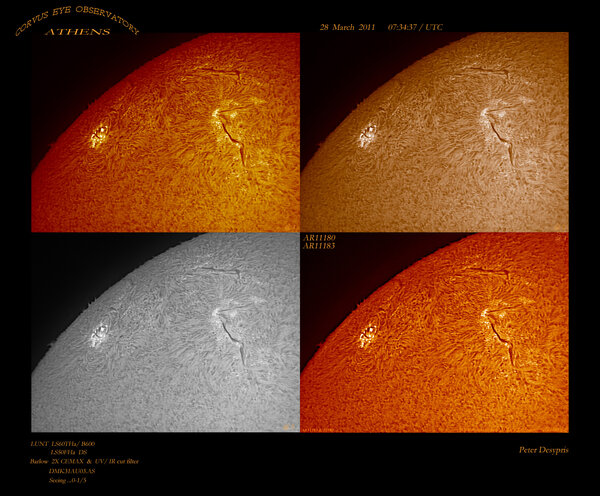 Εικόνες του Άστρου μας ....28-03-2011
