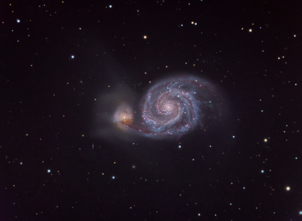 M51 - The Whirlpool Galaxy (Ηαlrgb)
