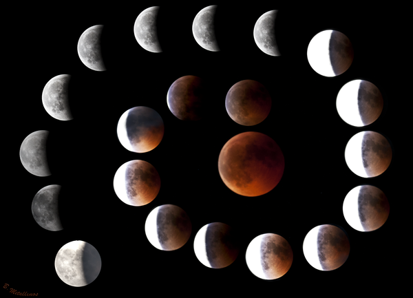 Total Lunar Eclipse 15 June 2011 - Sequence