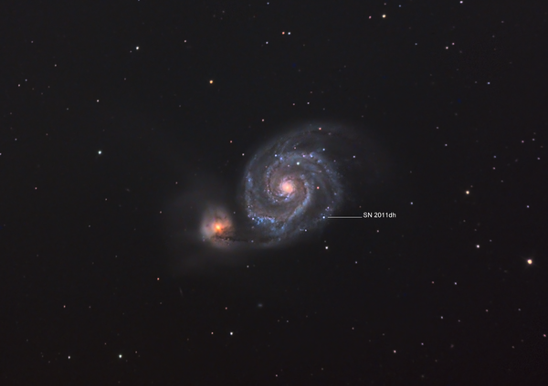 M51 Supernova 2011dh