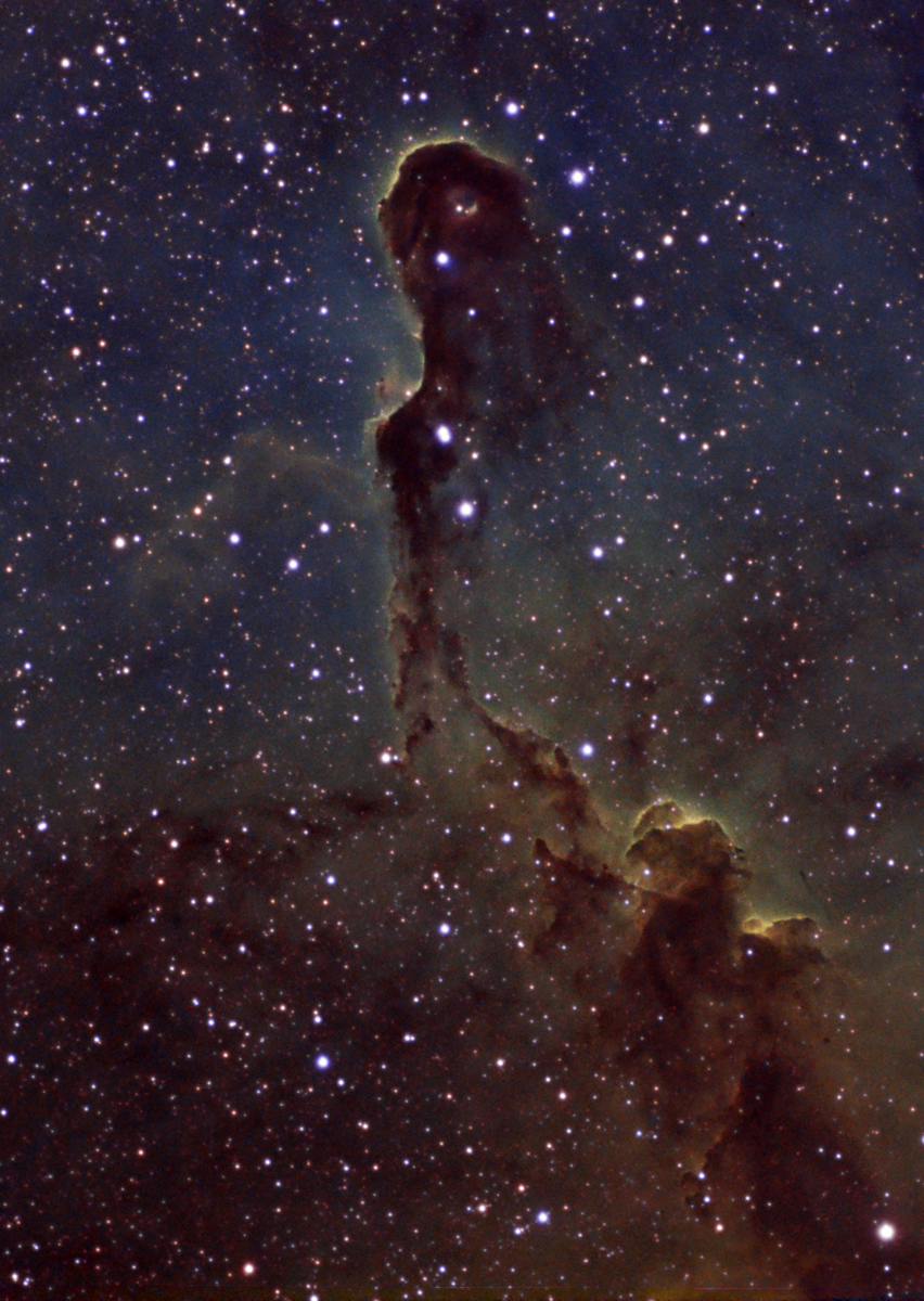 Ic 1396 - Elephant's Trunk Nebula In 6 Filters (sii_ha_o3 + Rgb Data)