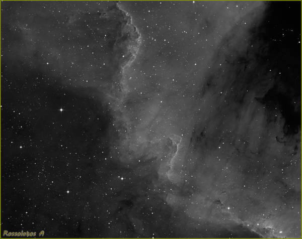 Νεφέλωμα Βόρειας Αμερικής - NGC7000 (Ha)