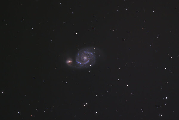 Μessier 51-whirpool Galaxy