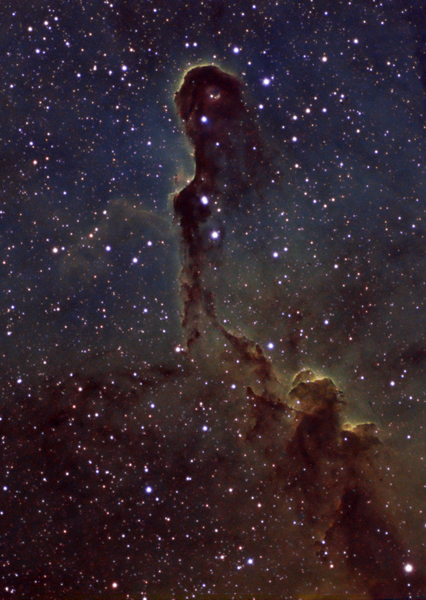 Περισσότερες πληροφορίες για το "Ic 1396 - Elephant's Trunk Nebula In 6 Filters (sii_ha_o3 + Rgb Data)"