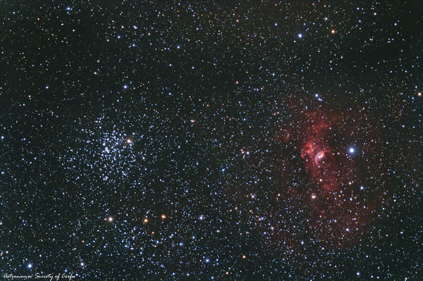 Ngc 7635 Bubble Nebula & Cassiopeia Salt & Pepper M52 N7654