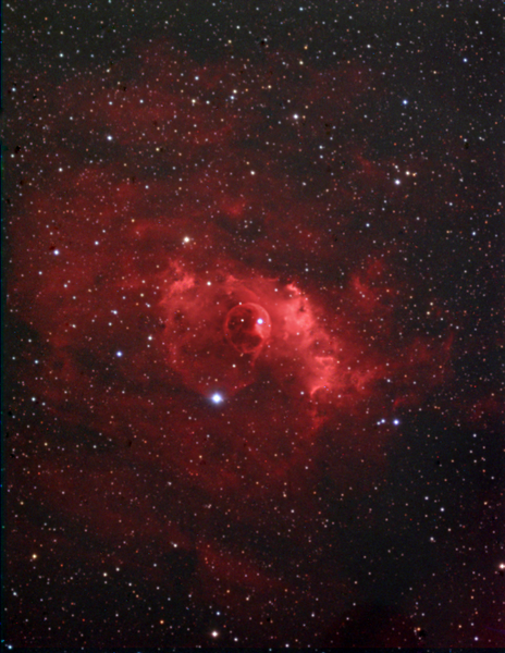 Ngc 7635 -bubble Nebula - Ha Rgb