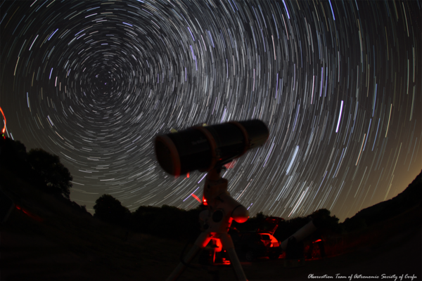 Startrails - Love Astronomy - Original