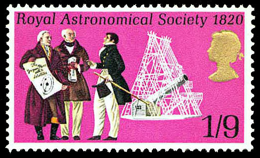 Royal Astronomical Society Postage Stamp