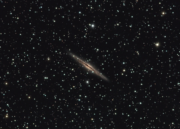 Ngc 891 Galaxy In Lrgb