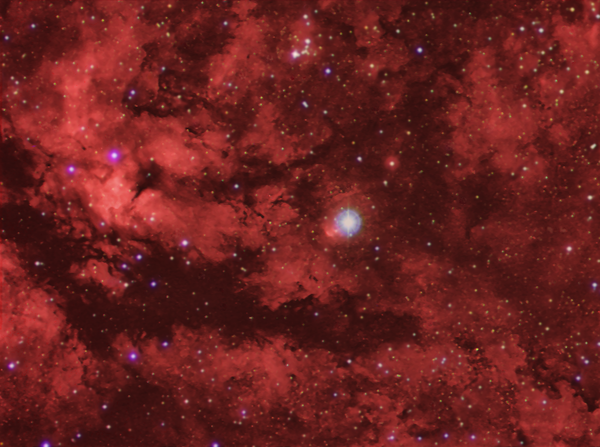 Ic 1318 (sadr Area) Hargb με φακο Jupiter 200mm F:4