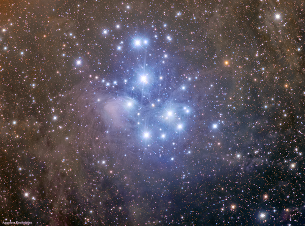 Περισσότερες πληροφορίες για το "M45: The Pleiades Star Cluster"