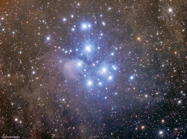 M45: The Pleiades Star Cluster