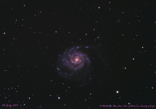 Messier101 - Sn2011fe - Gif