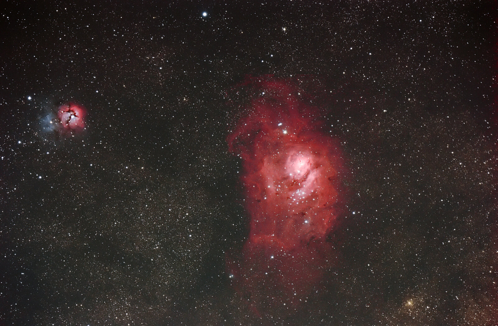 Messier 8 Πρώτη