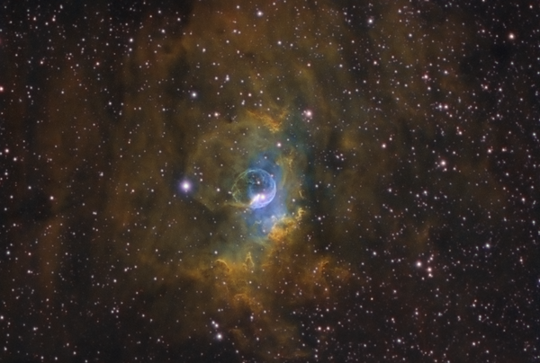 Ngc 7635 - Bubble Nebula In Mapped Color