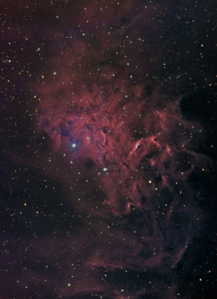 Ic405-flaming Star Nebula