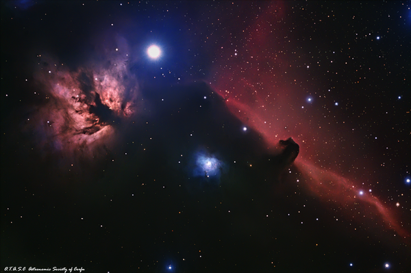 The Horsehead Nebula B33  & The Flame Nebula Sh2-277