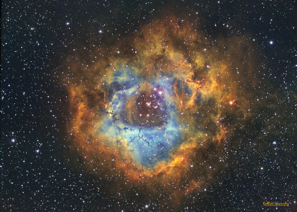 Περισσότερες πληροφορίες για το "Rosette Nebula In 6 Filters."