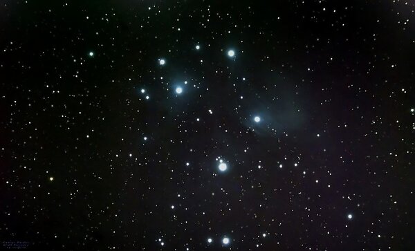 M 45 Pleiades.