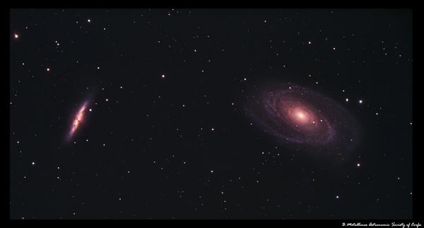 M81 Bode's Galaxy & M82 Cigar Galaxy