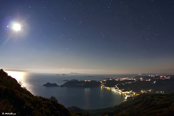 Πόρτο Τιμόνι, Αϊ Γιωργης Πάγων, σύνοδος Σελήνης & Δία