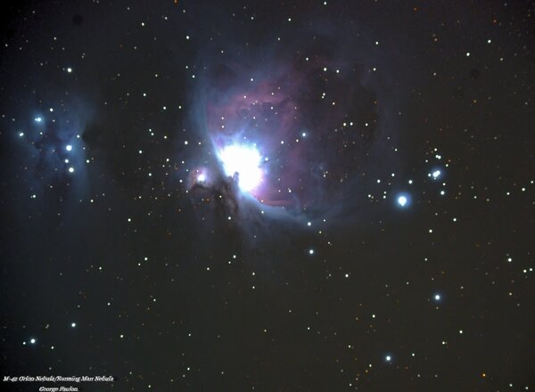 M-42/m-43 Orion Nebula/running Man Nebula.