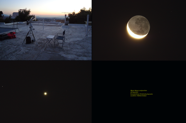 Moon-venus Conjunction - 25 Feb 2012