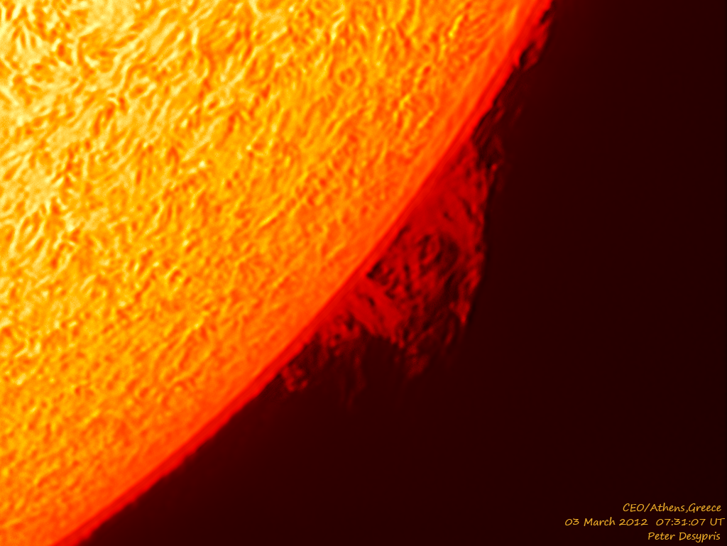 Prominence   03-02-2012